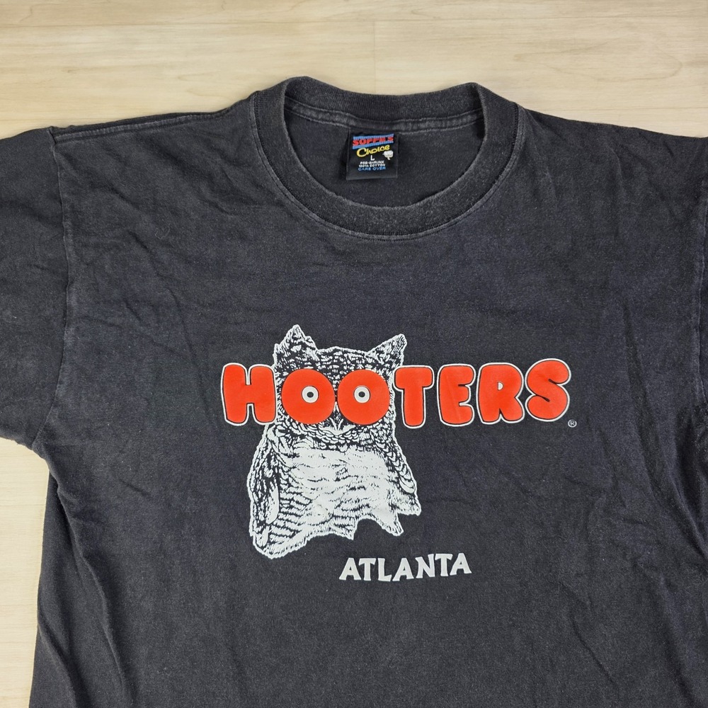 Vintage Hooters Atlanta Georgia‎ Owl More Then A Mouthful Shirt Size Large - Picture 3 of 7